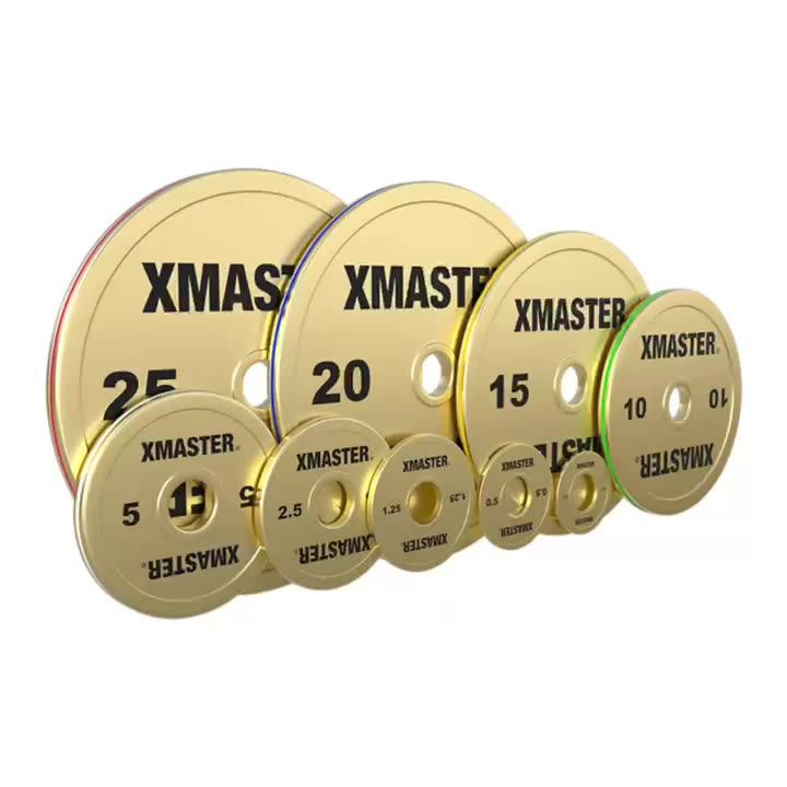 Gym Equipment Gold Color Steel Weight Plates For Deadlift Buy Weight