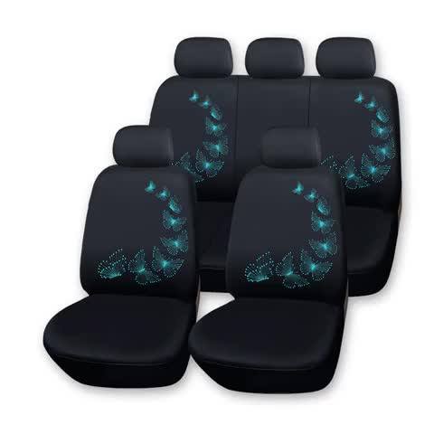 blue colour car seat covers