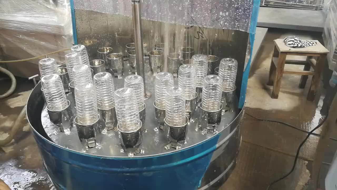 Semi Automatic Glass Plastic Bottle Washing Rinsing Manual Bottle