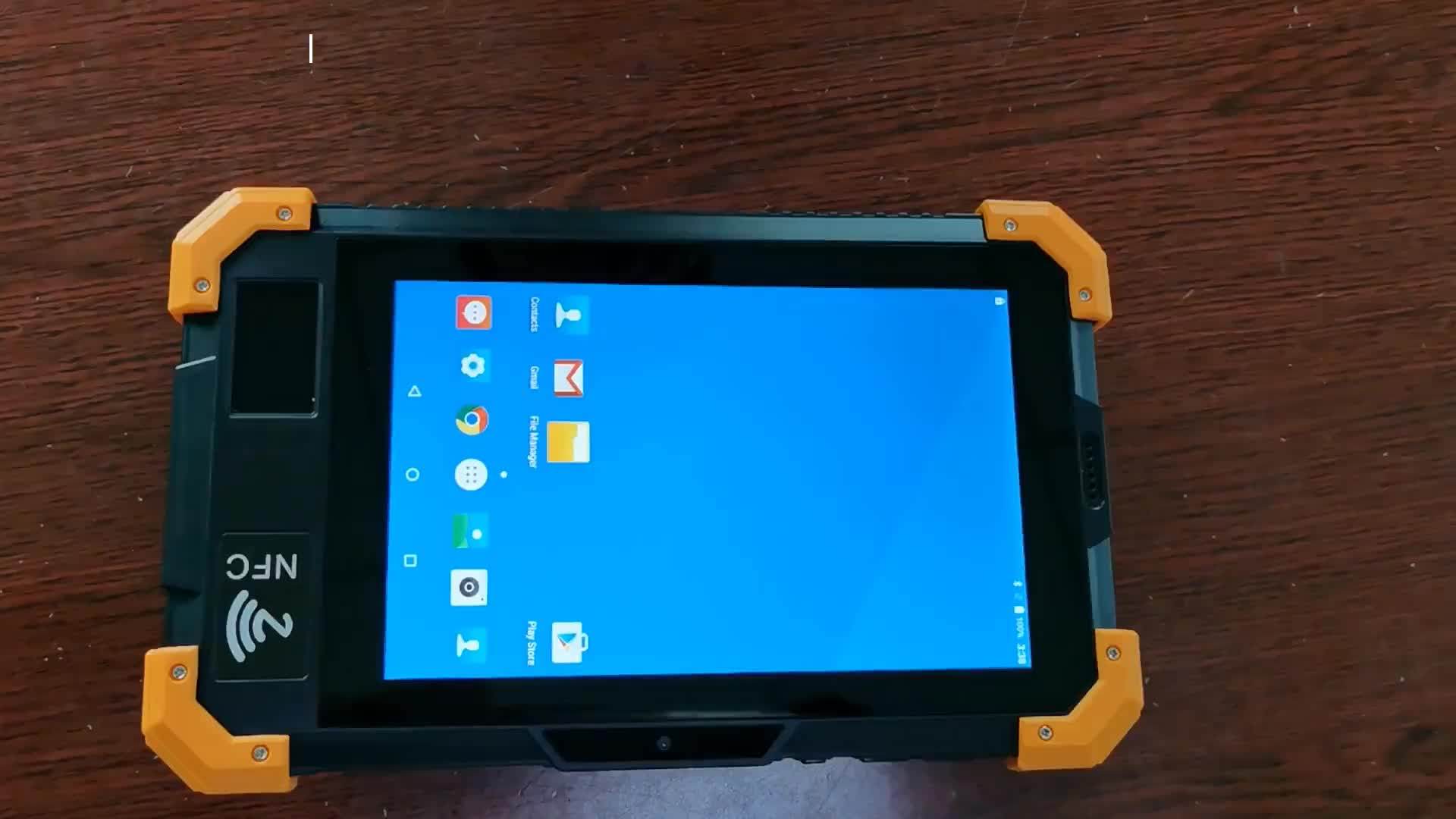 Cheap Factory 7 Inch Android 6.0 2g+16g 4g Lte Rugged Tablets Front Nfc 2d Barcode Fingerprint