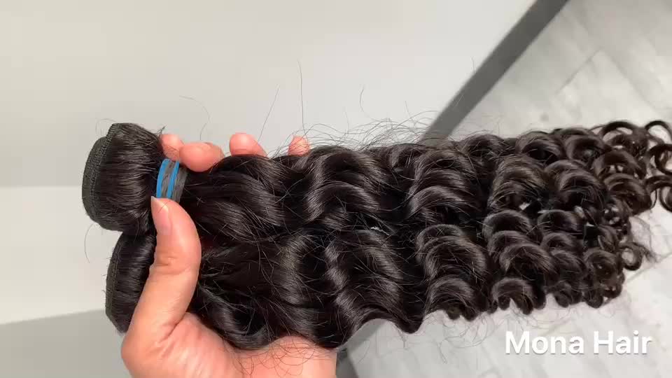 30 Inch Weave Hair Pieces Brazilian Curly Malaysian Deep Wave