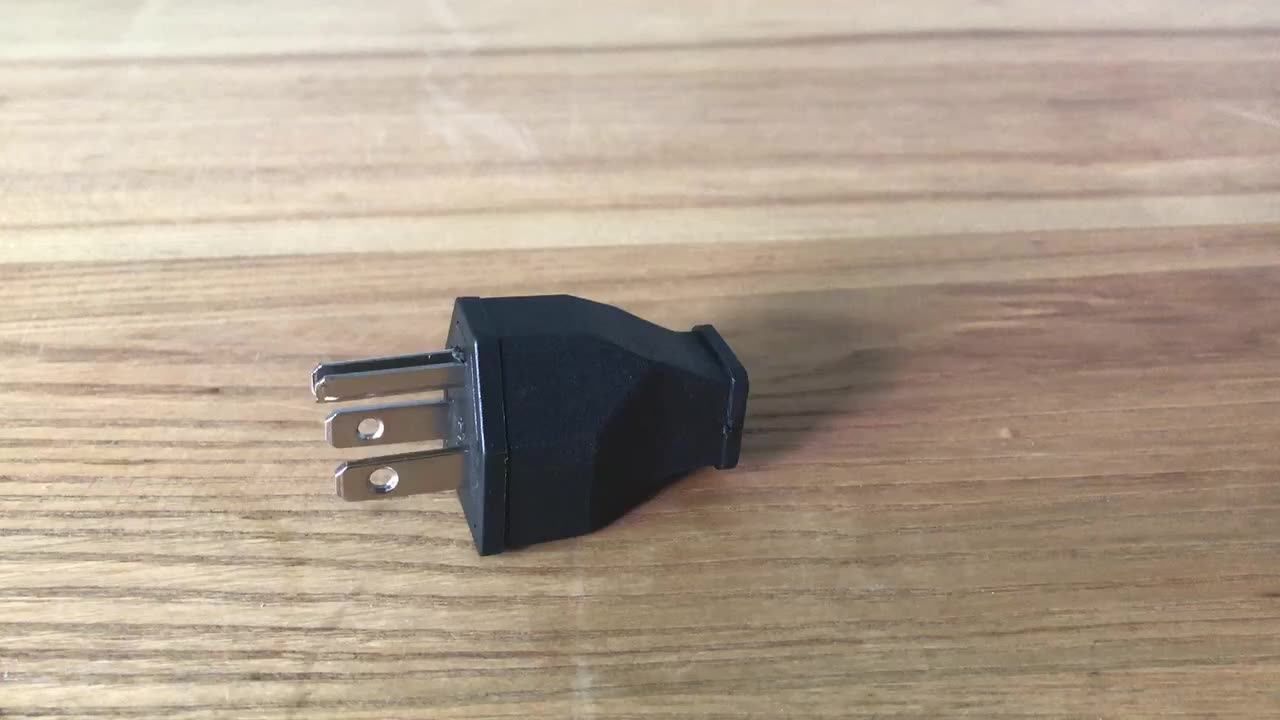 15a 125v Straight Blade Plug Grounding 3wire Male Extension Cord Replacement Electrical Plugs