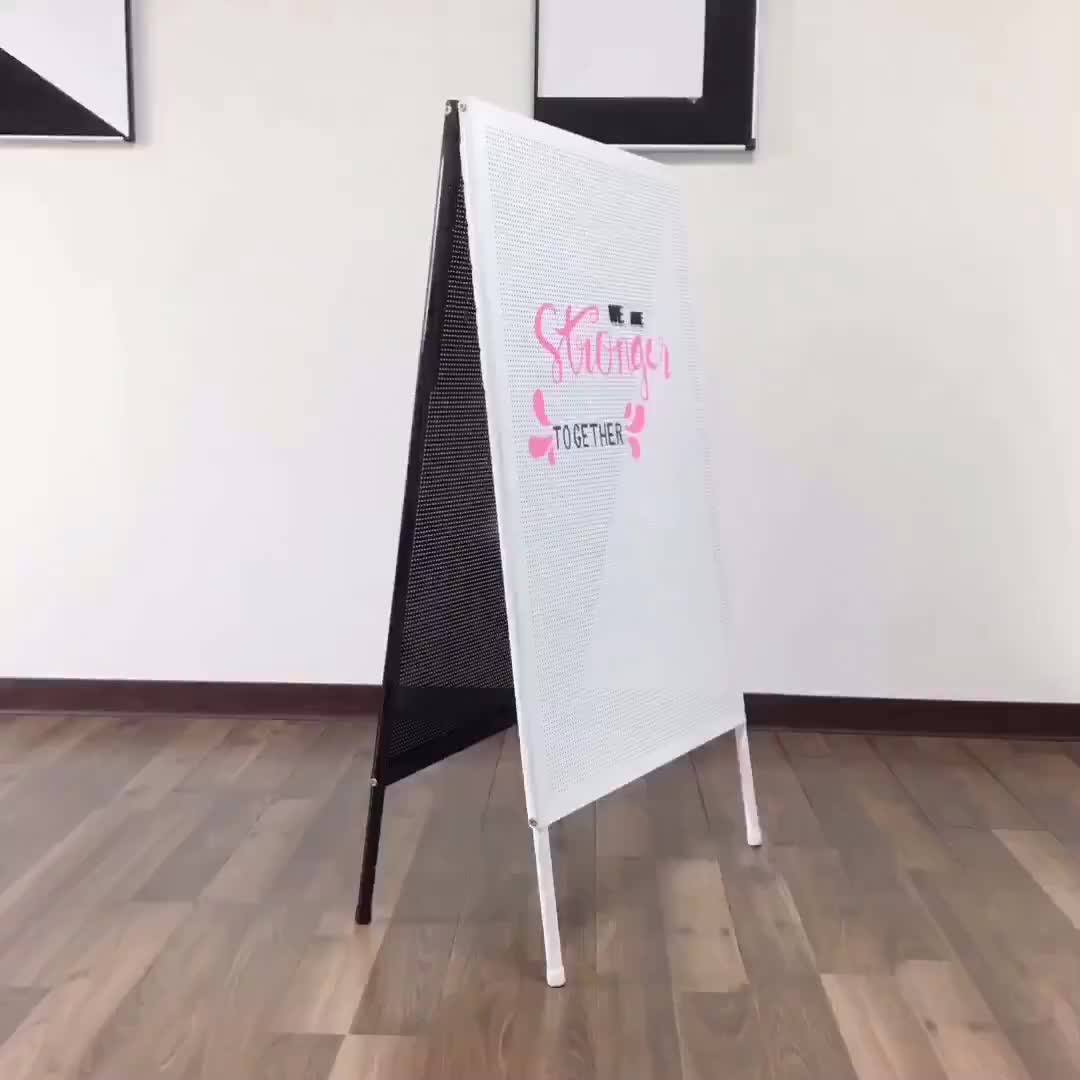 Peg Letter Board Whiteboard Stand Flip Chart For Store And