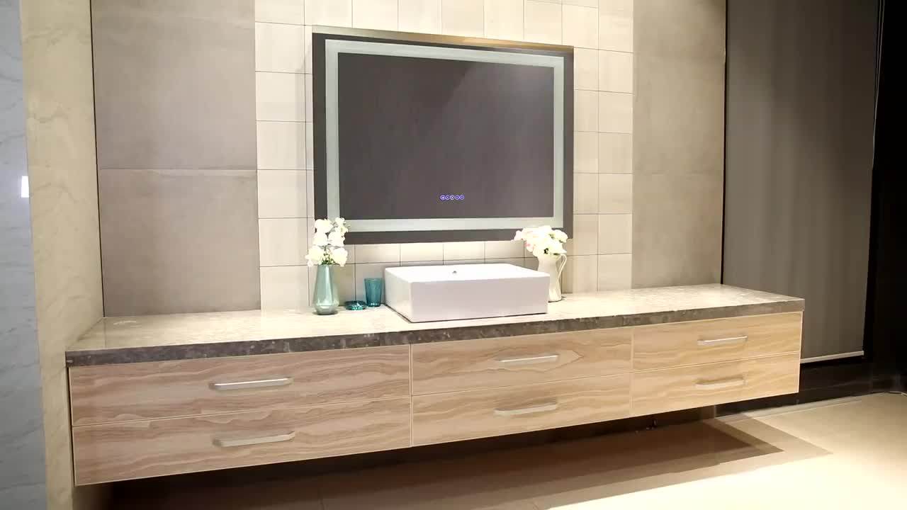 Best Selling Hotel Bathroom Led Mirrors With Bluetooth Speaker And Fm