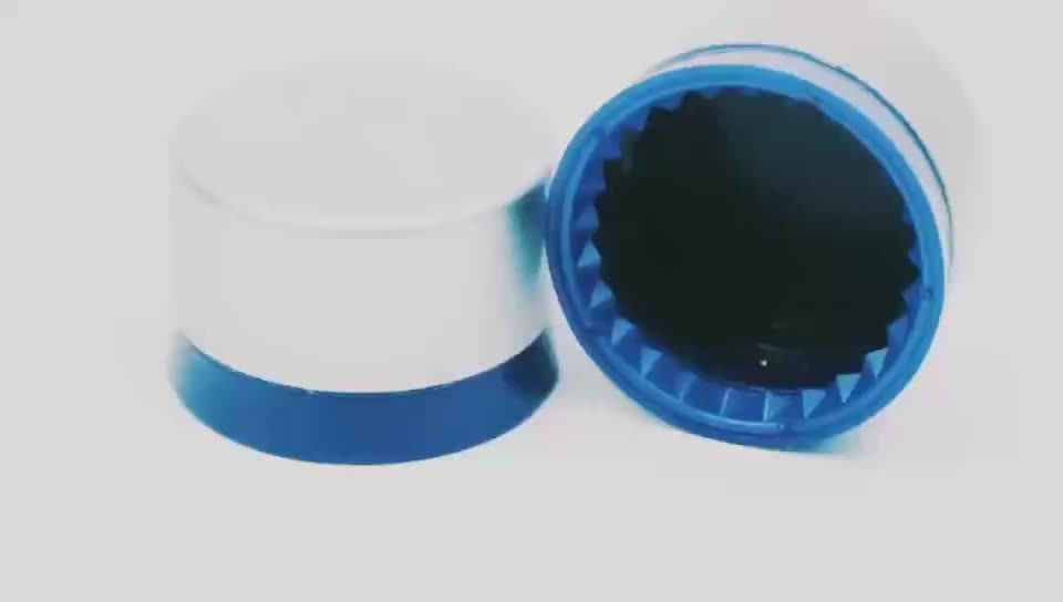 Gpi 28 400 30mm Plain Black Aluminum Plastic Water Bottle Screw Cap