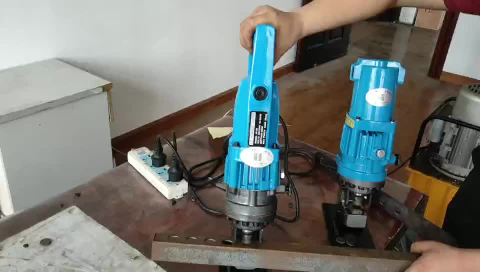 máy đột lỗ thủy lực cũ Dài và ngắn MHP-20 điện máy đục lỗ di động JP-20 góc sắt kênh thép máy đục lỗ đồng nhẹ hàng đấm máy đột thủy lực đột lỗ cầm tay 