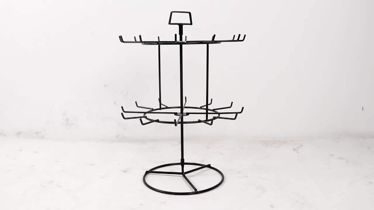 Ruimeixin 2 Tier Countertop Spinning Wire Rack Battery Rack - Buy ...