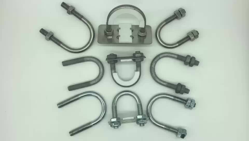 High Strength Rubber Coated U Bolt With Washer And Nut Buy Rubber