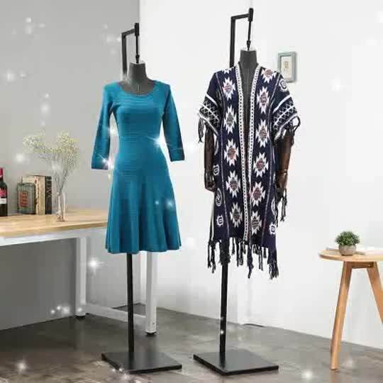 Xinji Adjustable Half Form Fabrics Materials Female Mannequins For