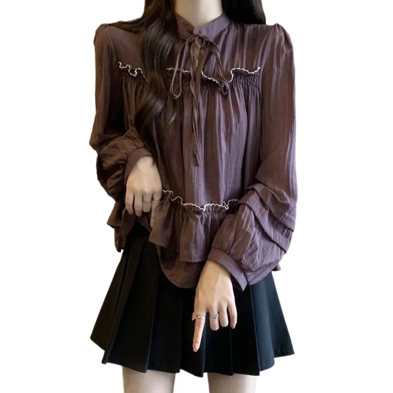 Autumn long-sleeve, sleeves, plus size, Korean style