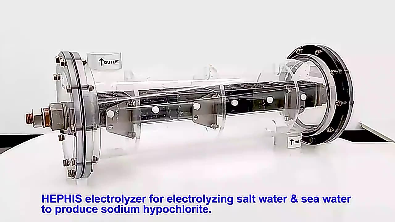 Diaphragmless Electrolyzer Sodium Hypochlorite Generator With Titanium