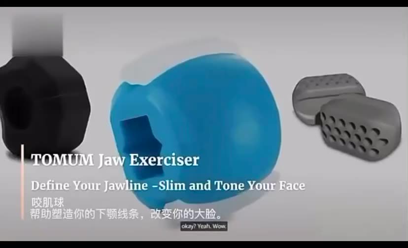 Customized Jaw Training Device Face Muscle Trainer Chewing Device Neck Chin Exercise Tool