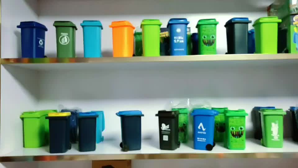 Plastic Mini Trash Can Pencil Holder Set Desk Organiser Buy Mini Trash Can Pencil Holder Set