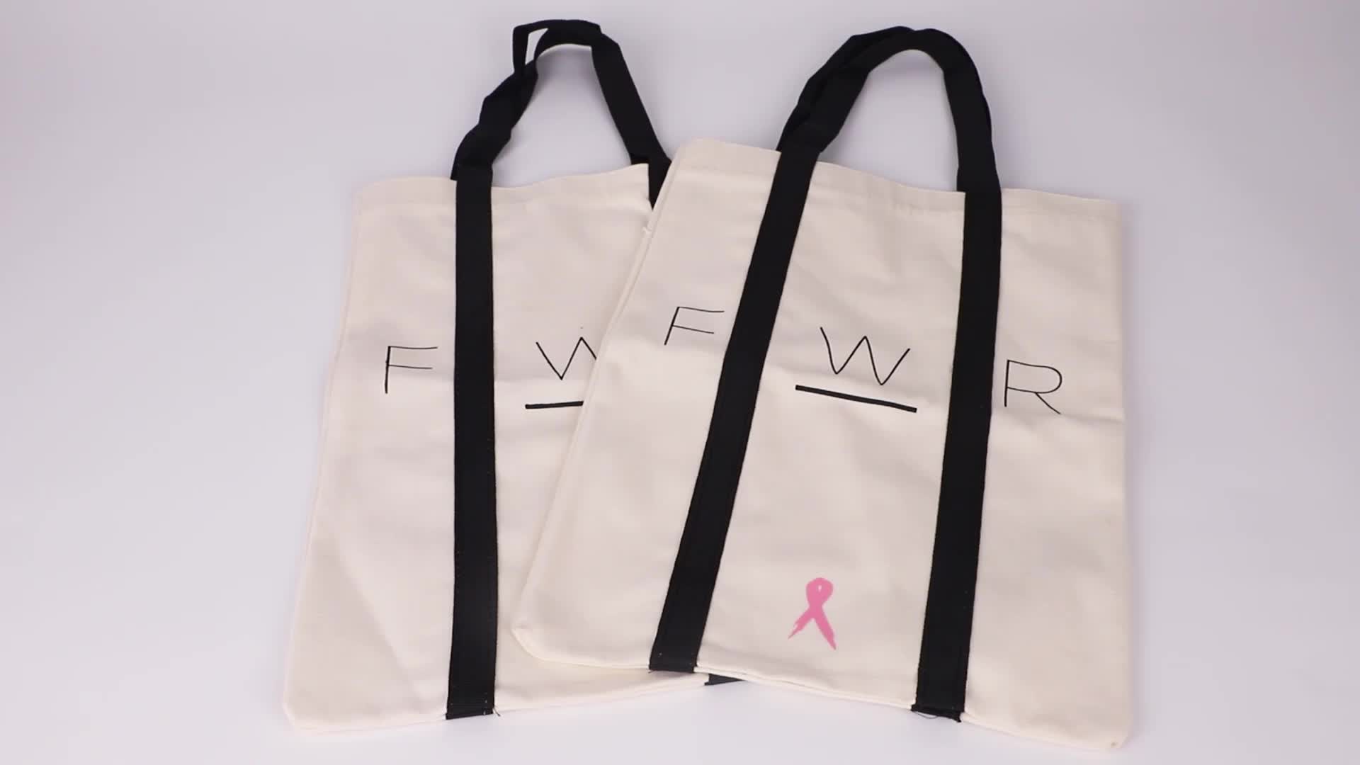 Custom Printed Long Handle Plain White Blank Natural Organic Eco