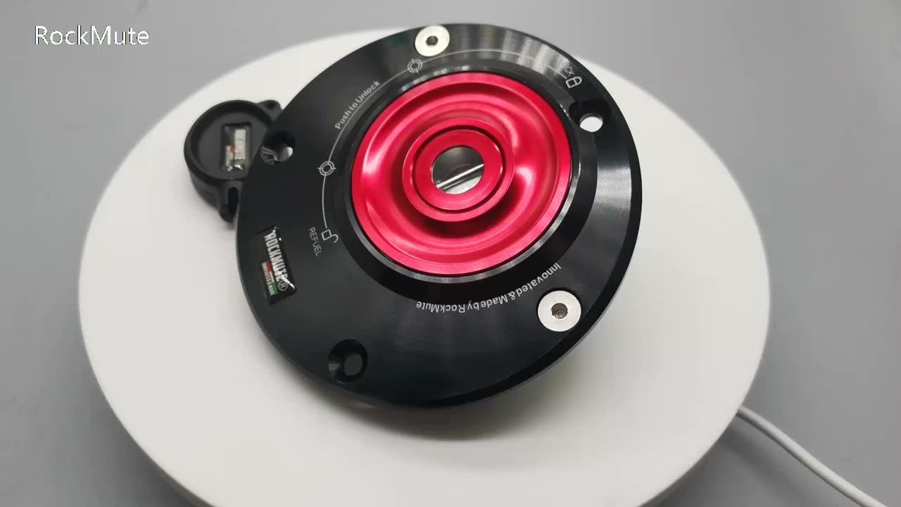 カズ Key Lock Gas Fuel Tank Cap Cover For Kawasaki ZX-6R NINJA ZX6R