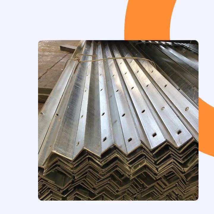 Hot Sale Din 1028 Angle Steel Perforated Galvanized Steel Iron Angle