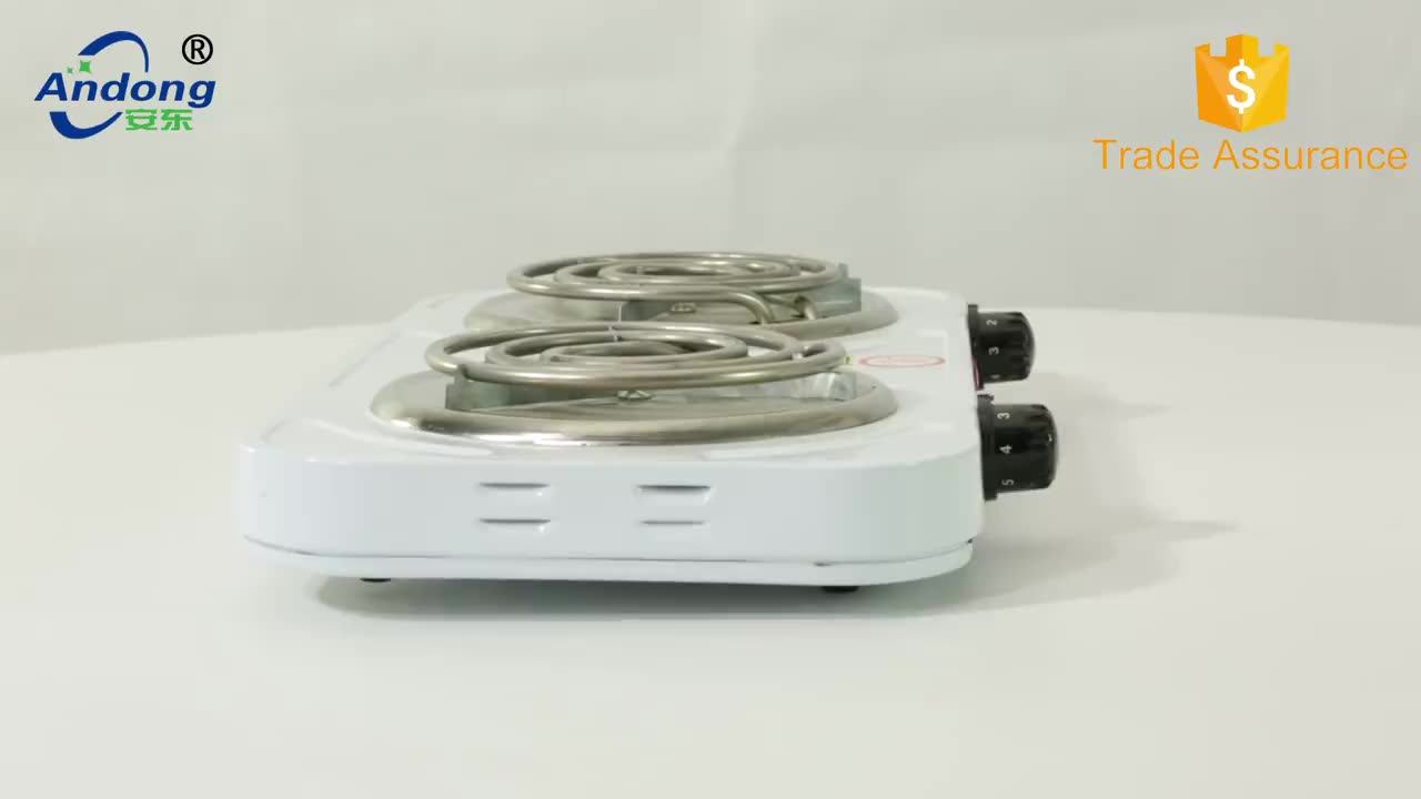 Household Gas 2 Burner Stove Electric Cooking Plate With Thermal Fuse