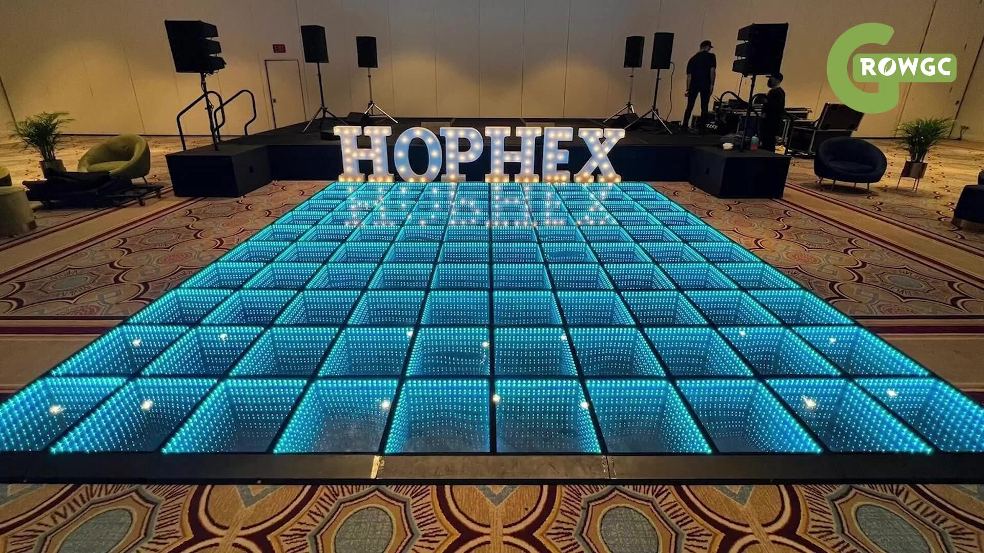 Outdoor Led Disco Floor Mirror Led Rgb Light Glass 3d Dance