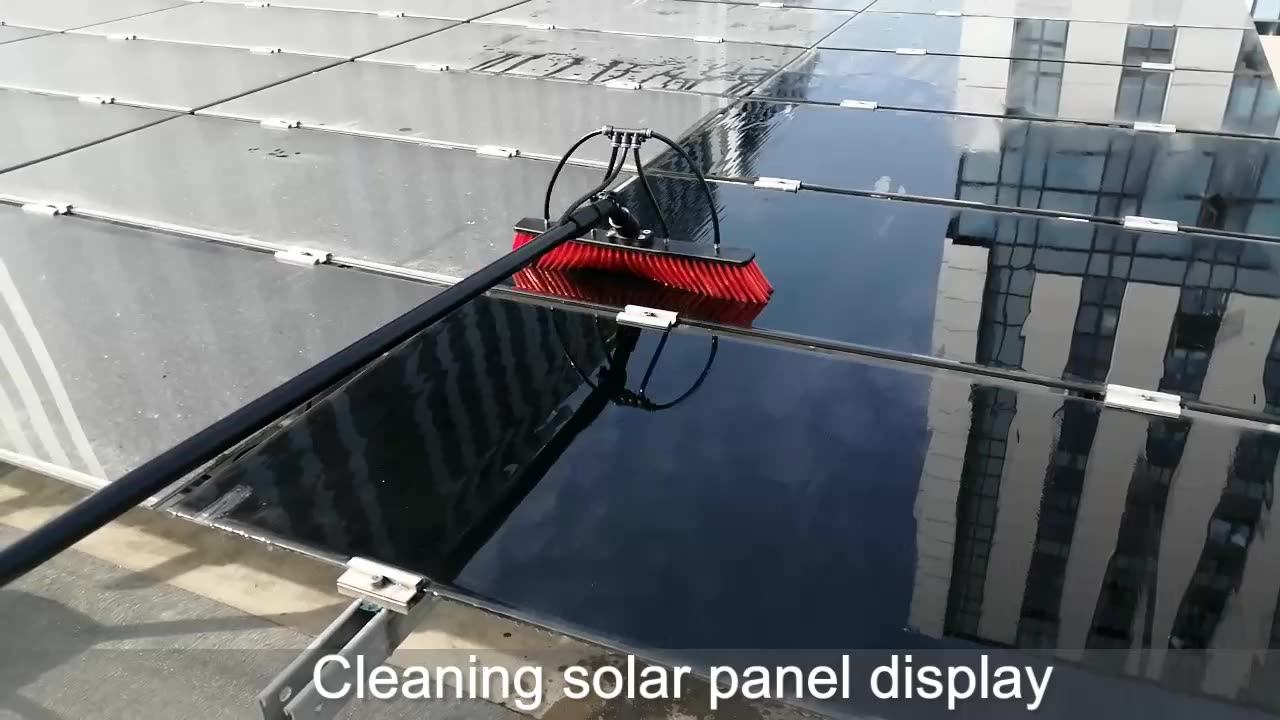 20ft Water Fed Pole Cleaning Brush For Solar Panel With Long Telescopic