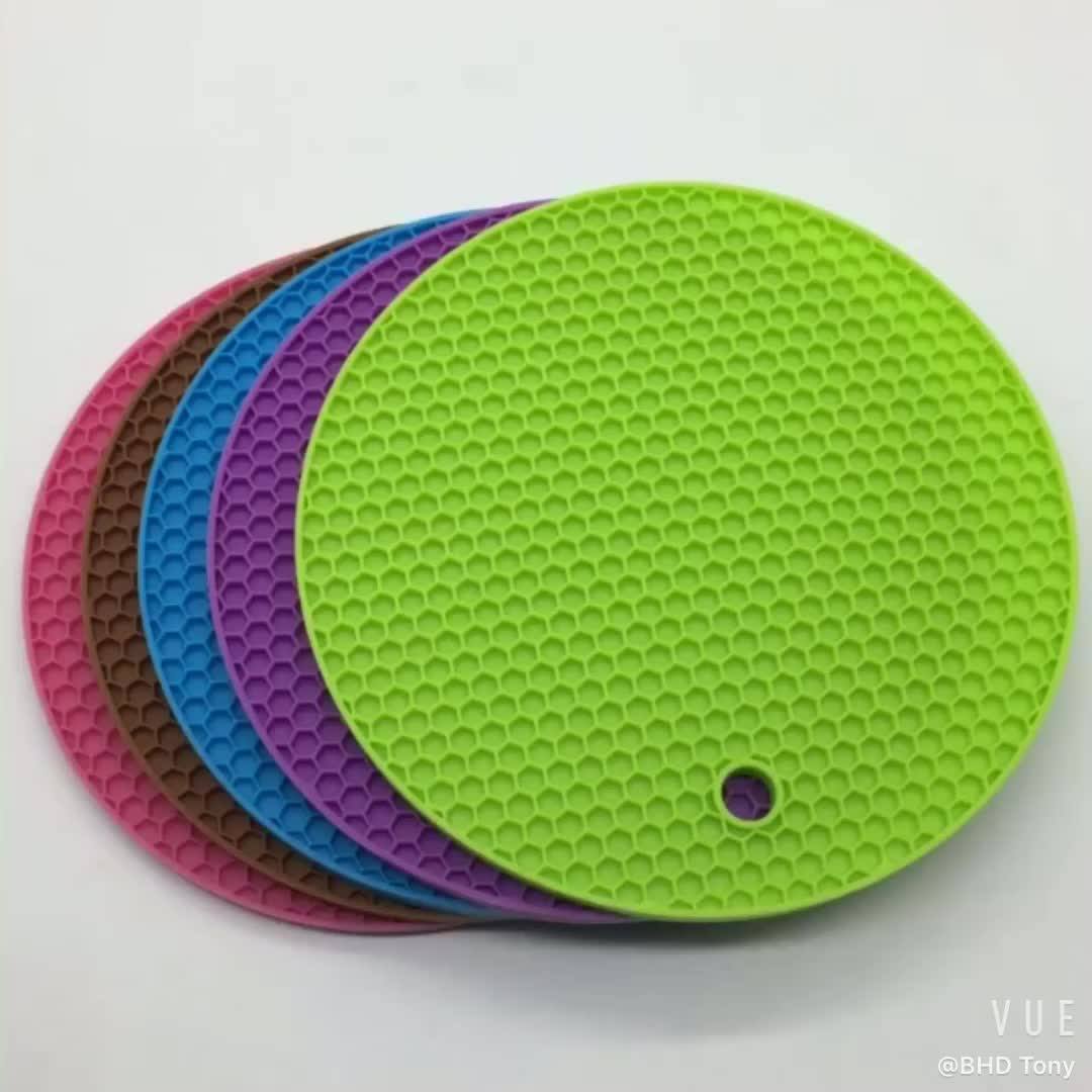Extra Thick Silicone Trivet Mat,Hot Pads Slip Silicone