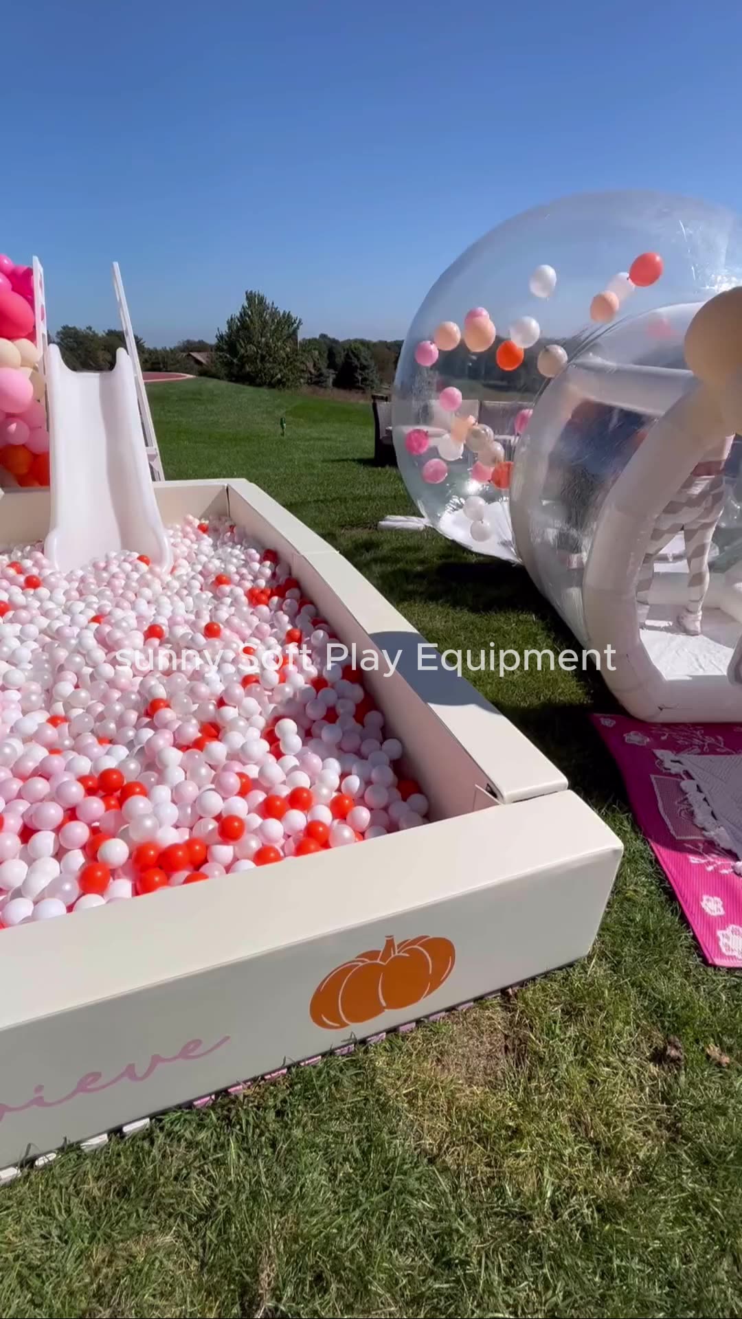 Kid Party Rental Equipment Big Round Foam Large Commercial Ball Pit