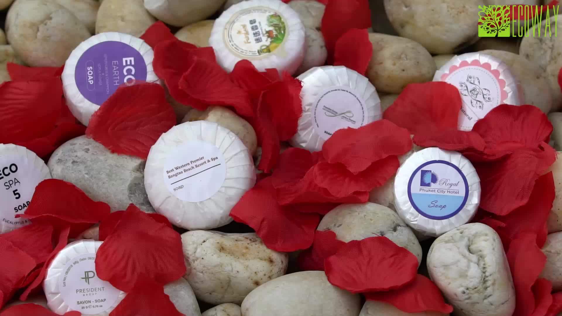 Wholesale Disposable Mini Custom Hotel Soap 15g White Square Bar Soap