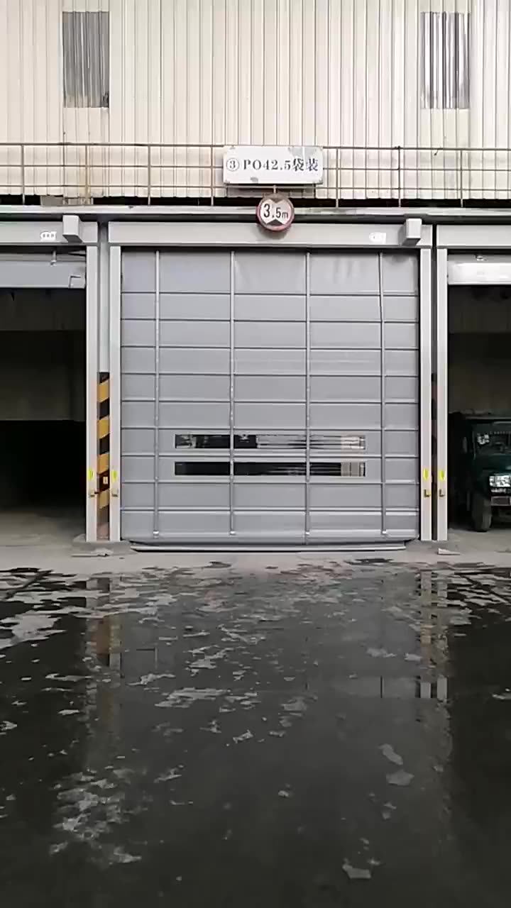 Pvc Fast Stacking Rolling Shutter Door Pvc Automatic Fast High Speed