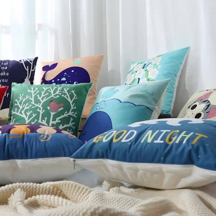 Siicoo Wholesale Custom Print Decorative Throw Pillow Cover Buy