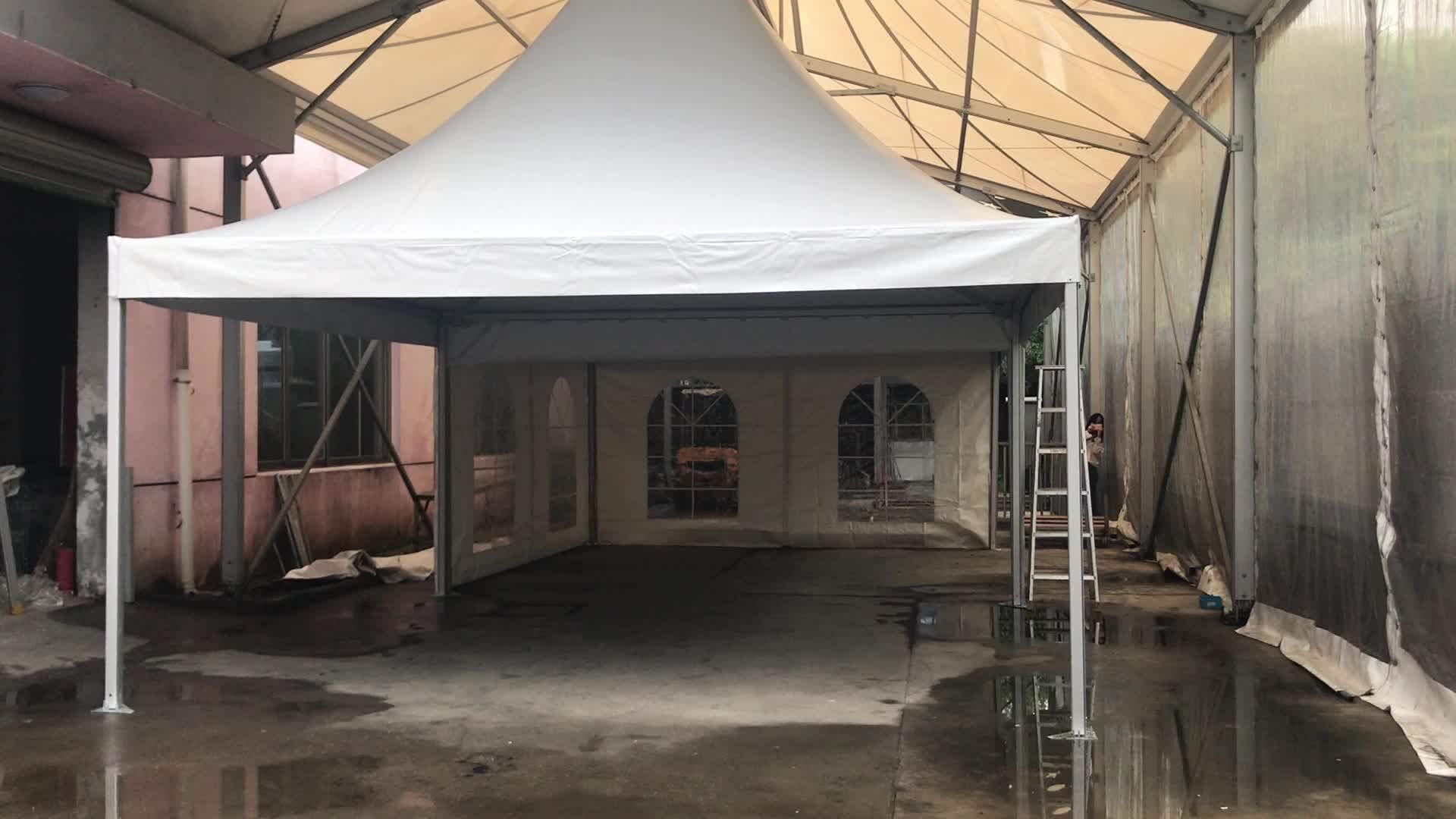 5x5 New Design Aluminum Gazebo Canopy Meideval Chapiteau Pagoda Tent