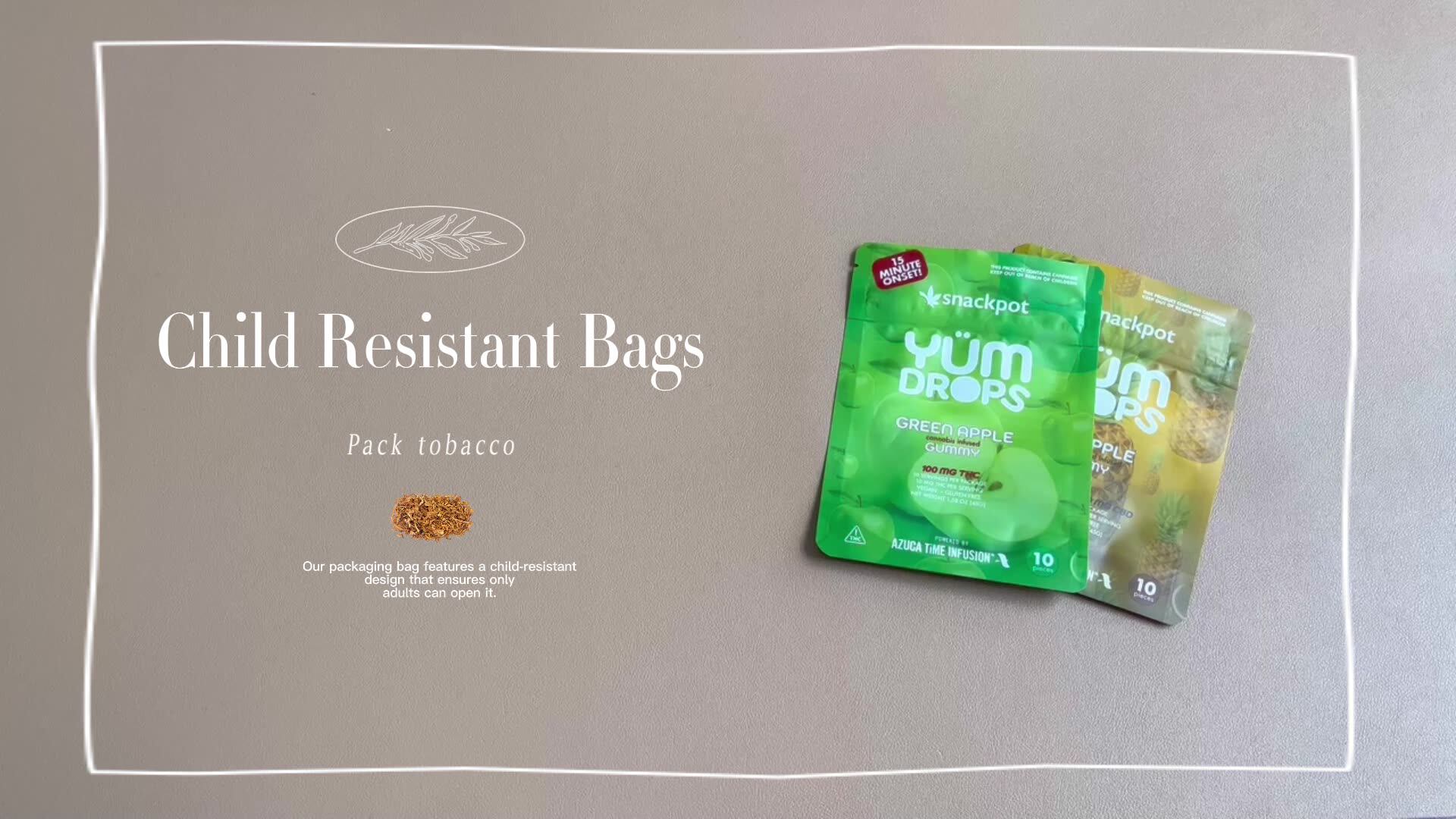 Custom Smell Proof Dispensary Mylar Ziplock Bags 3.5/7/14/28g Smell Proof Doypack,Gummies Cookie