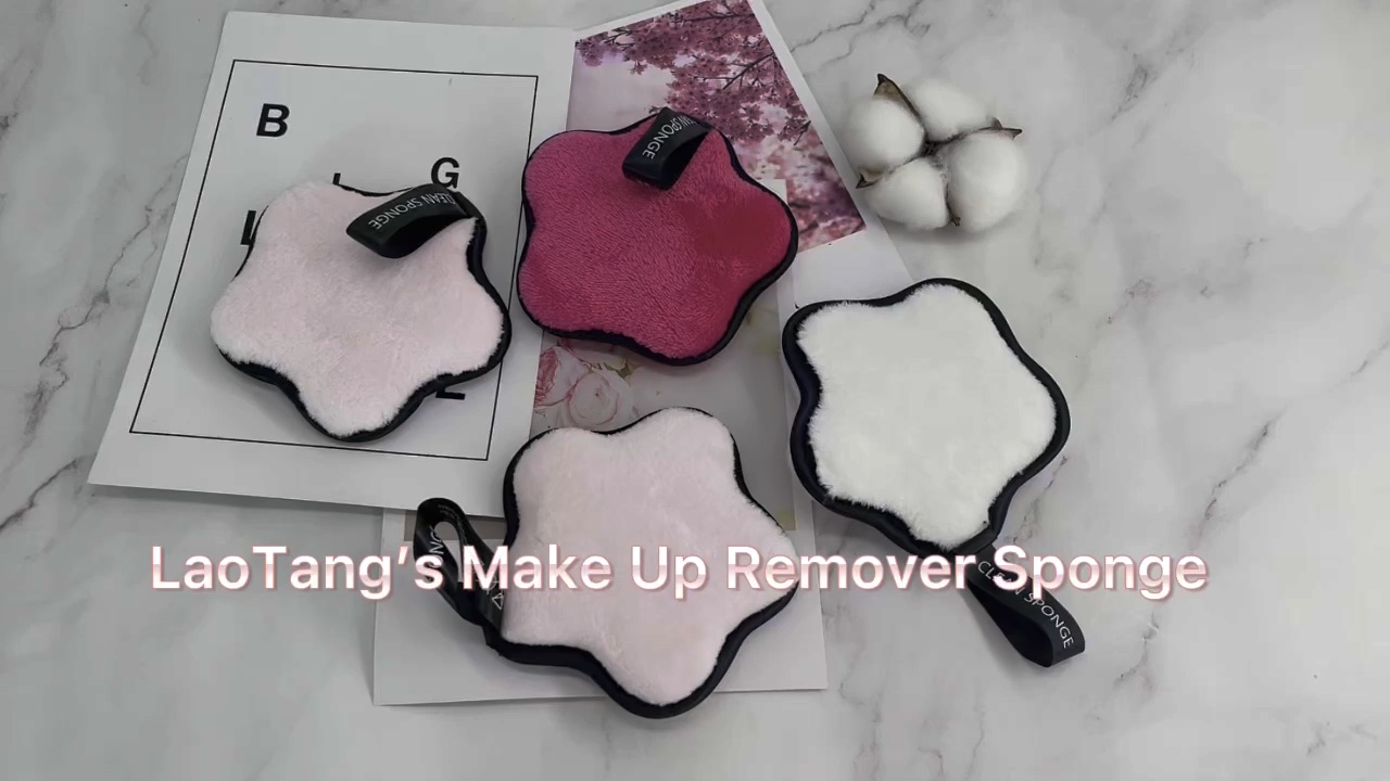 Soft Fiber Makeup Remover Puff Facial Wash Puff Double Sided Makeup