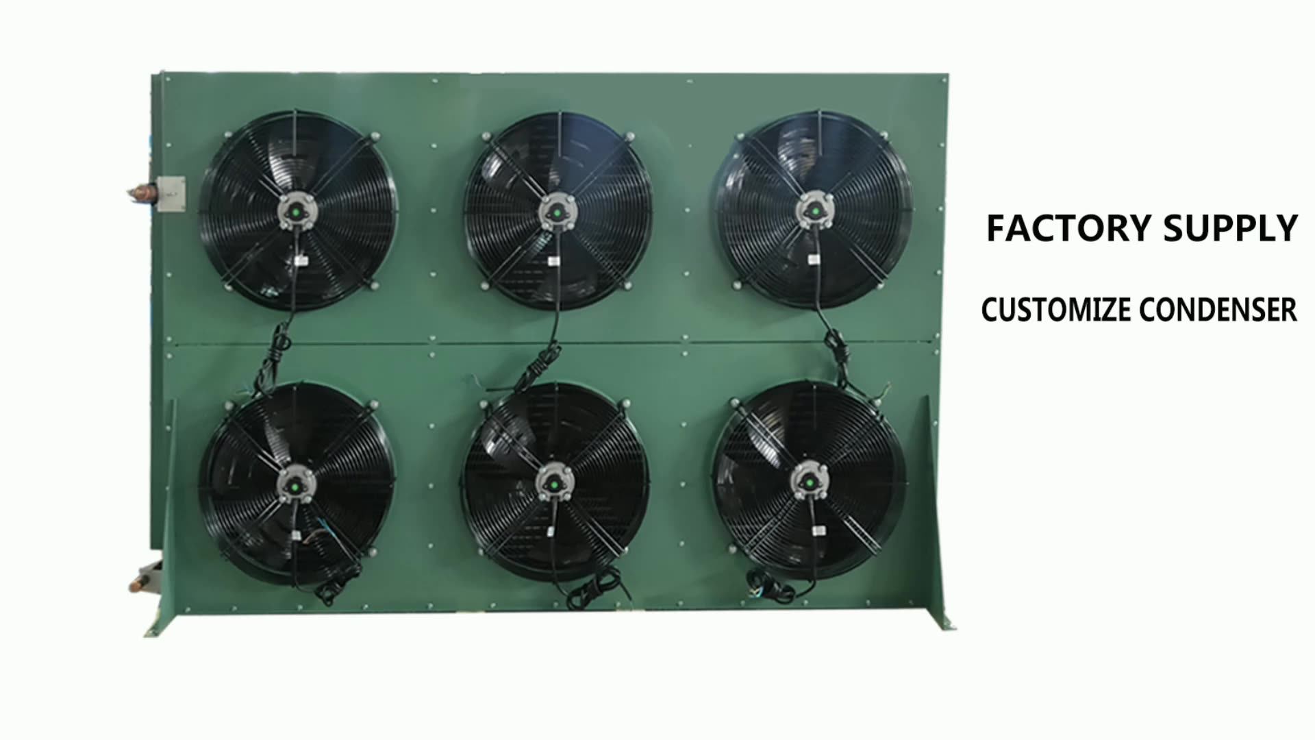 Fnh Type Refrigeration Tube And Fin Condenser For Cold Room Industrial