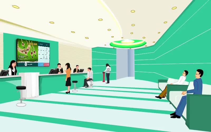 32inch Queue Status Display Management System