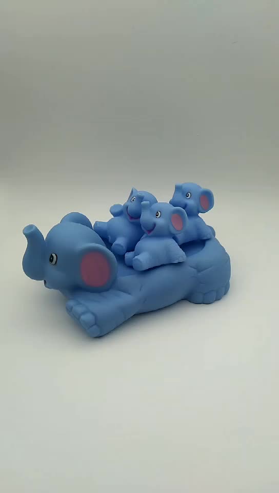 Super Market Selling Plastic Elephant Family Toy Animal Series Toy