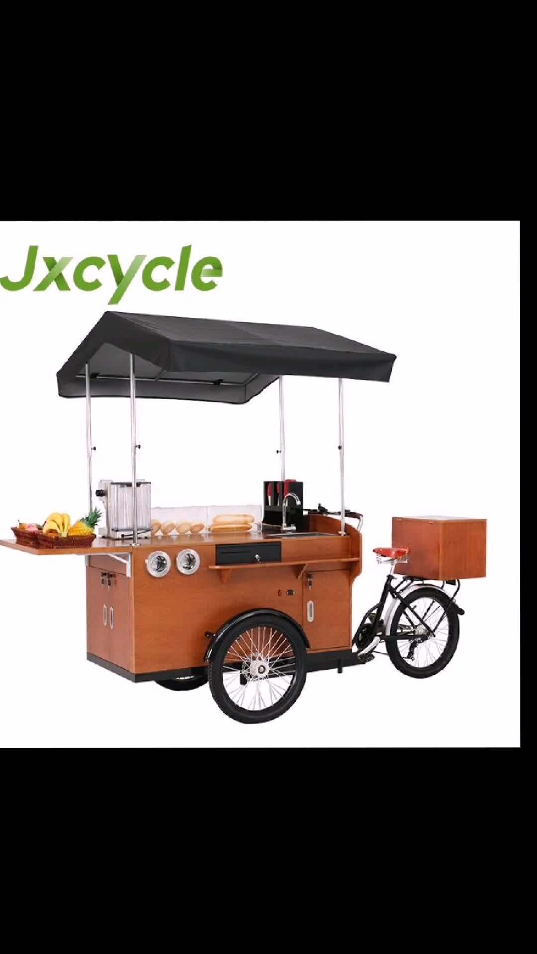 Jxcycle Electric Tricycle With Cash Box And Cup Holder Mobile Coffee