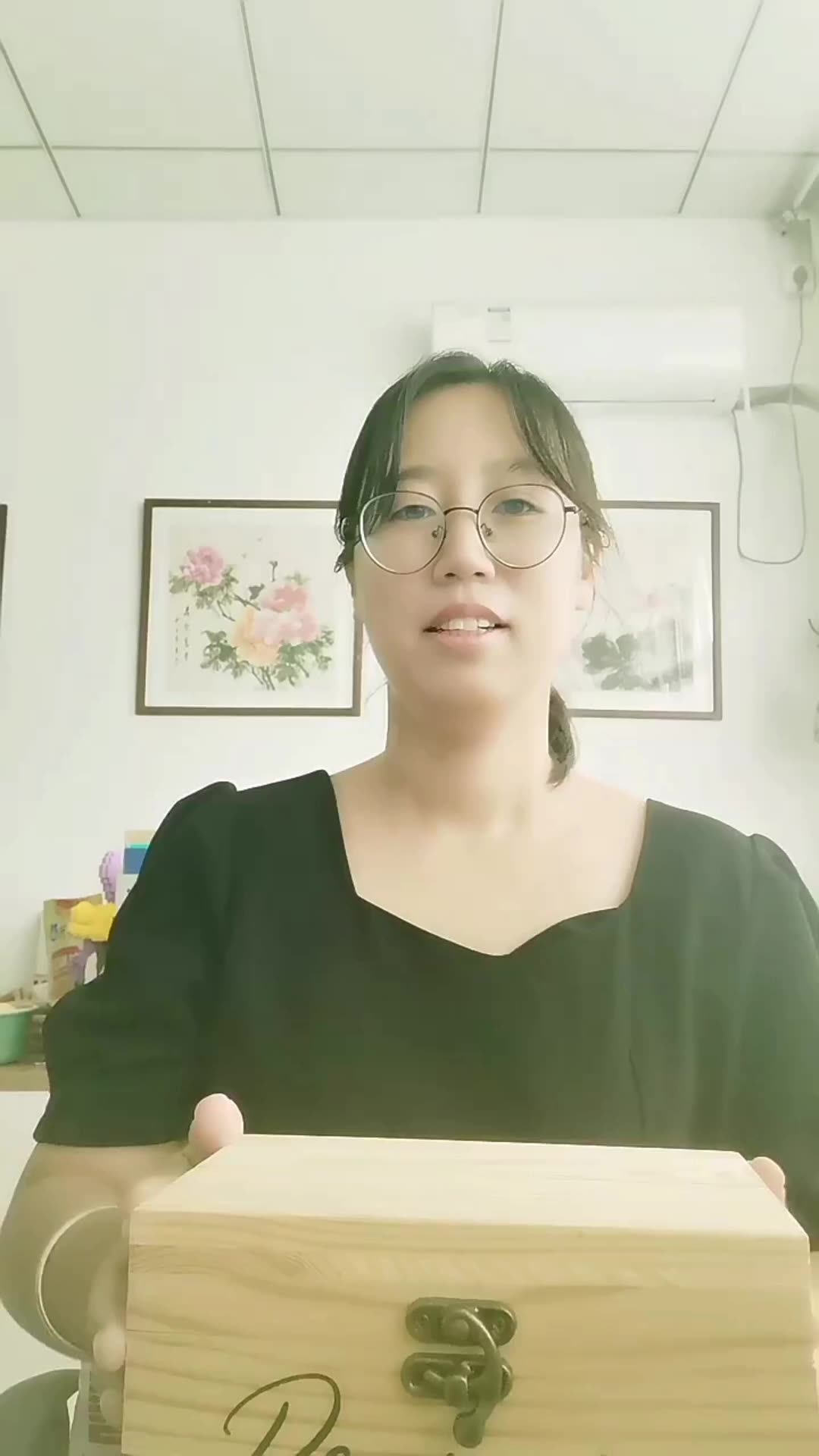 Wooden Craft Box Pine Treasure Chest Storage Memory Keepsake Gift Box