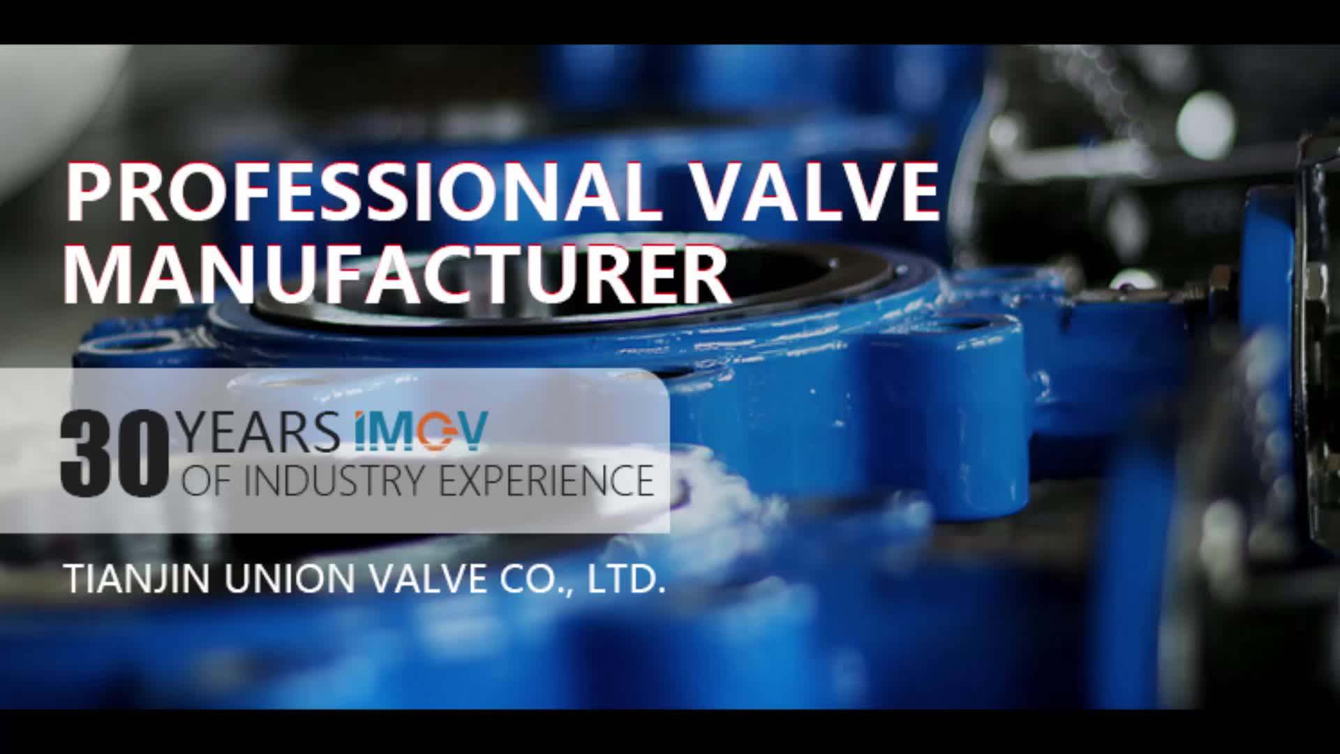 4 Inch 8 Inch Grooved End Butterfly Valve With Lever Handle Hand Wheel