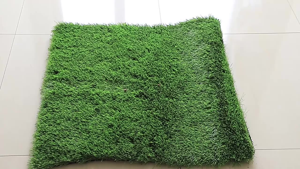 Зеленый линолеум под траву