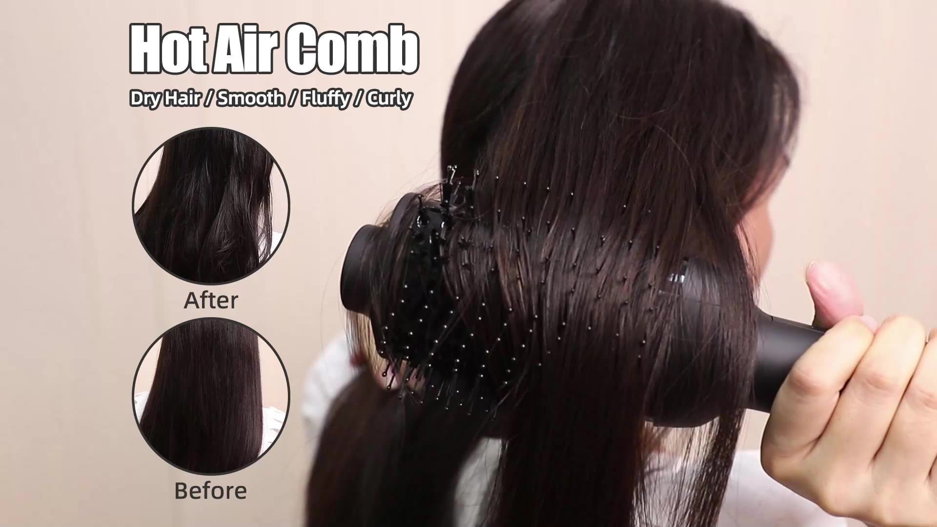 Oval Design Hot Air Brush Hair Blow Dryer Styler Styling Tools With Ce