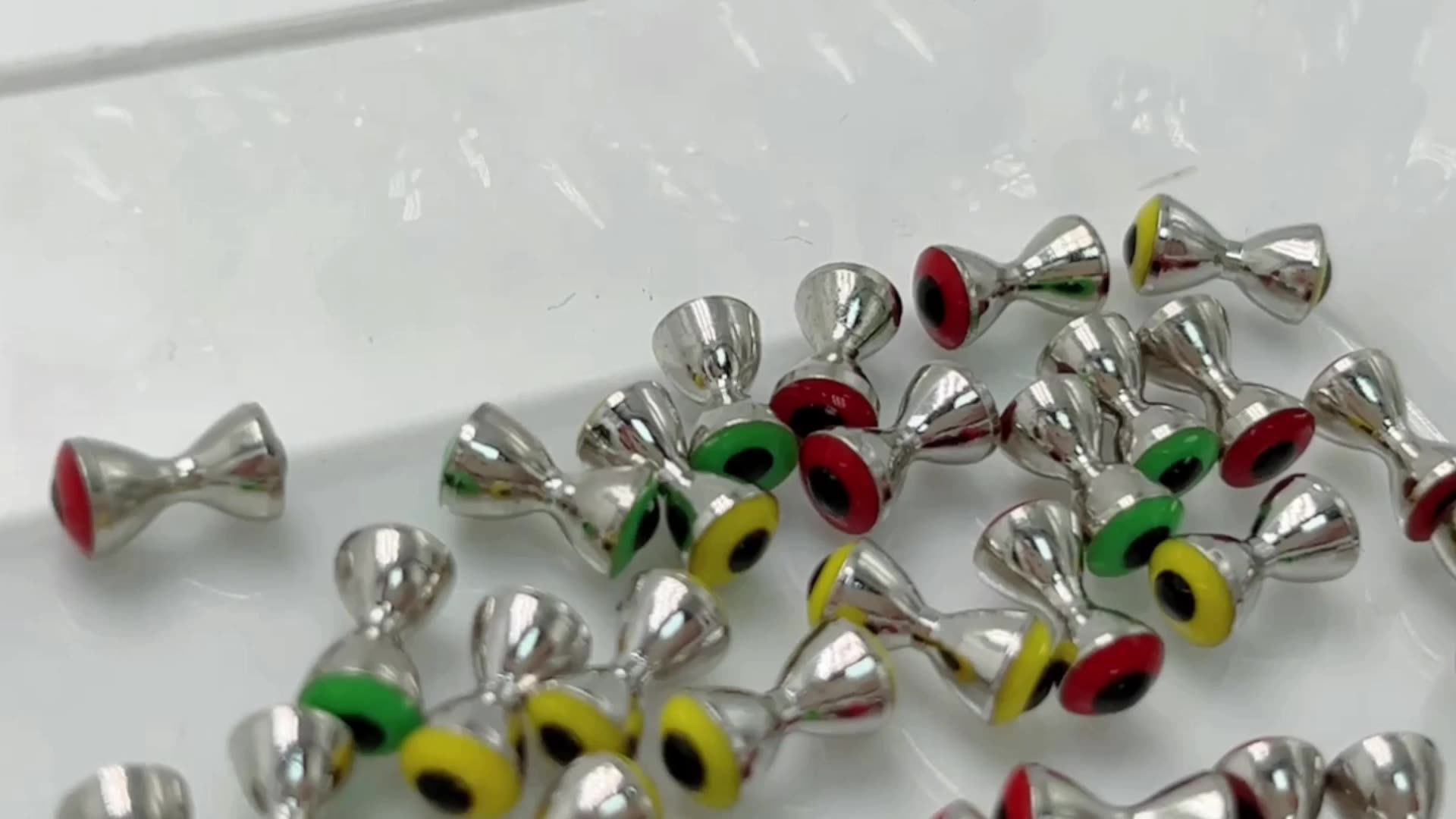 Lure Making Materials Realistic Fishing Weighted Eye Alloy Tungsten Fly