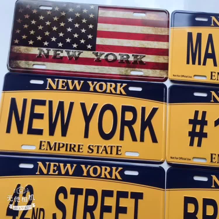 Wholesale Motorcycle Euro Embossed Belgium Custom Souvenir Usa