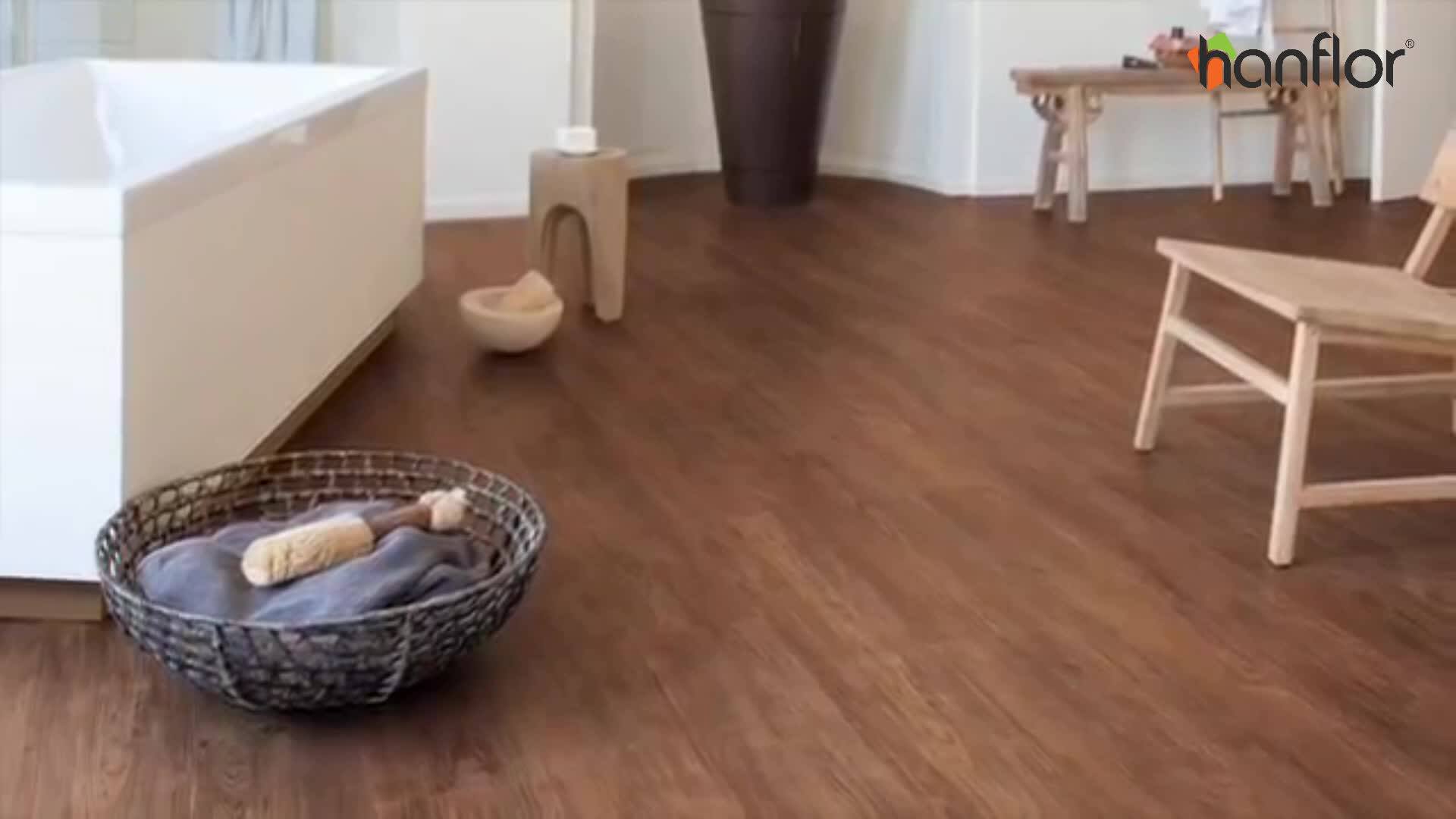 Teak / Oak / Parquet / Wood Design 3mm Dry Back Glue Down Lvt Vinyl