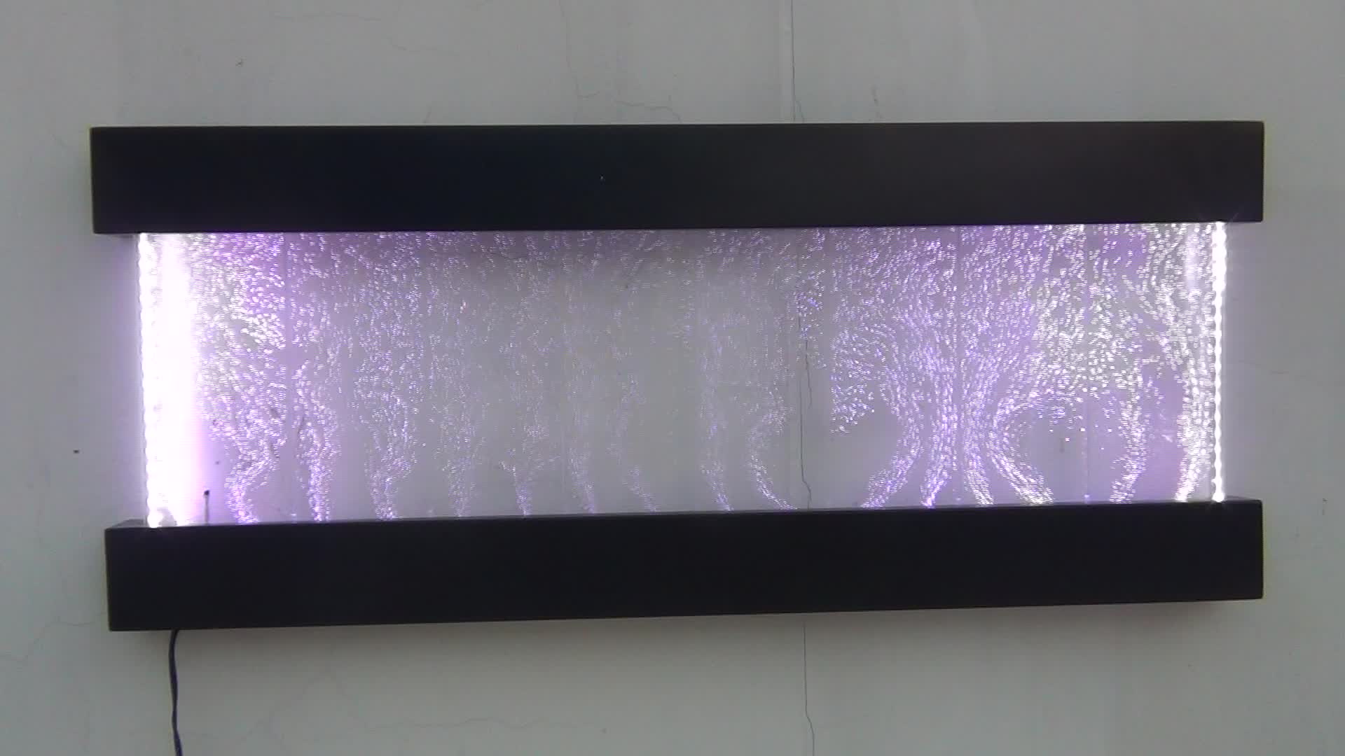bubble panel wall mount hanging water fountain