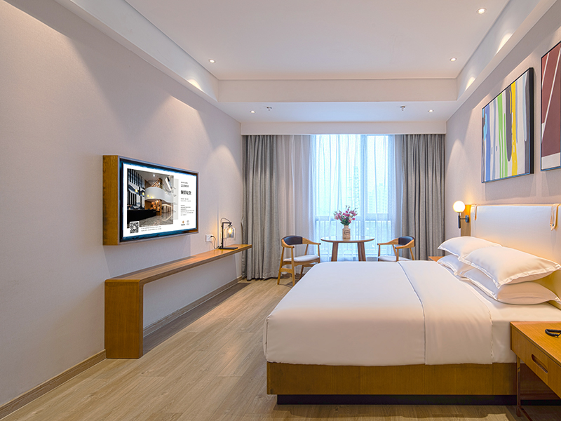 奢华居所邂逅商务之都：上海中建万怡酒店特大床房