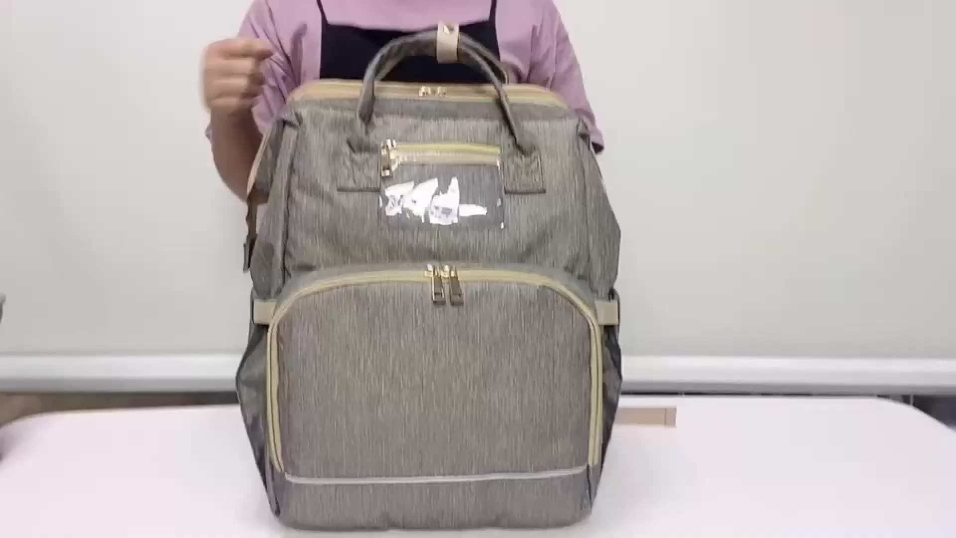 Mommy Travel Set Baby Diaper Bags Large Convertible Baby Bag Backpack