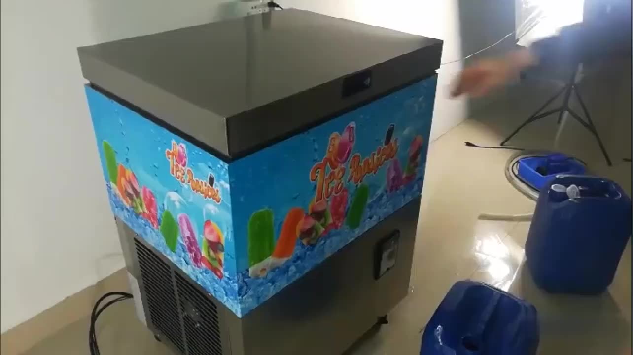 Commercial Ice Pop Vending Machine Lolly Popsicle Ice Cream Making