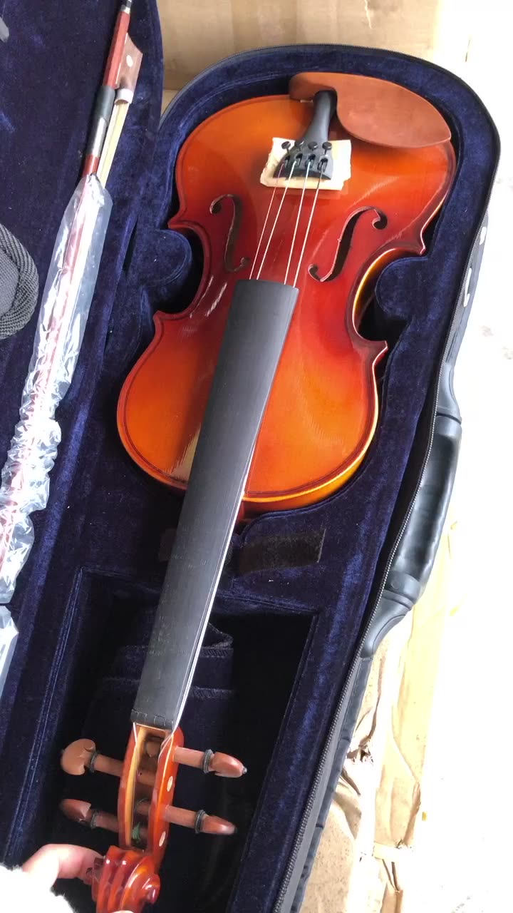 Wholesale Cheap Price Middle Grade Different Color Gloss Solid Violins