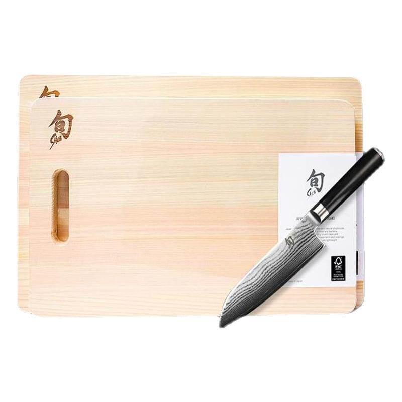 Japan Beprint Pentecostal Cypress Chopping Board Case Board Chopping Block Cutting Edge cutting board Antibacterial Solid Wood Wooden Cutting Board Home Thickening-Taobao