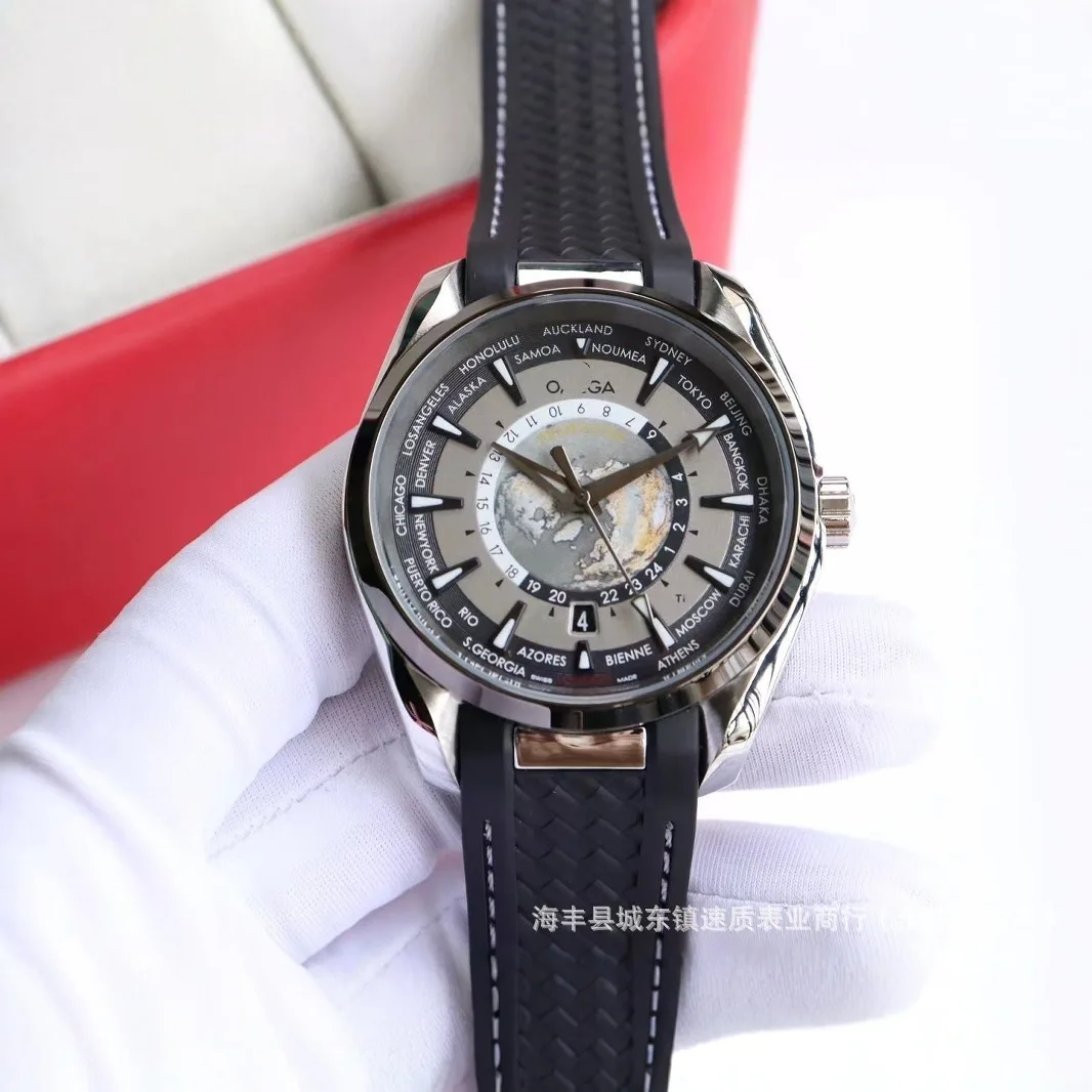 Haima Earth Series Men's Steel Watch Automatic Mechanical Watch Sports Fashion Belt Deschka Watch Men