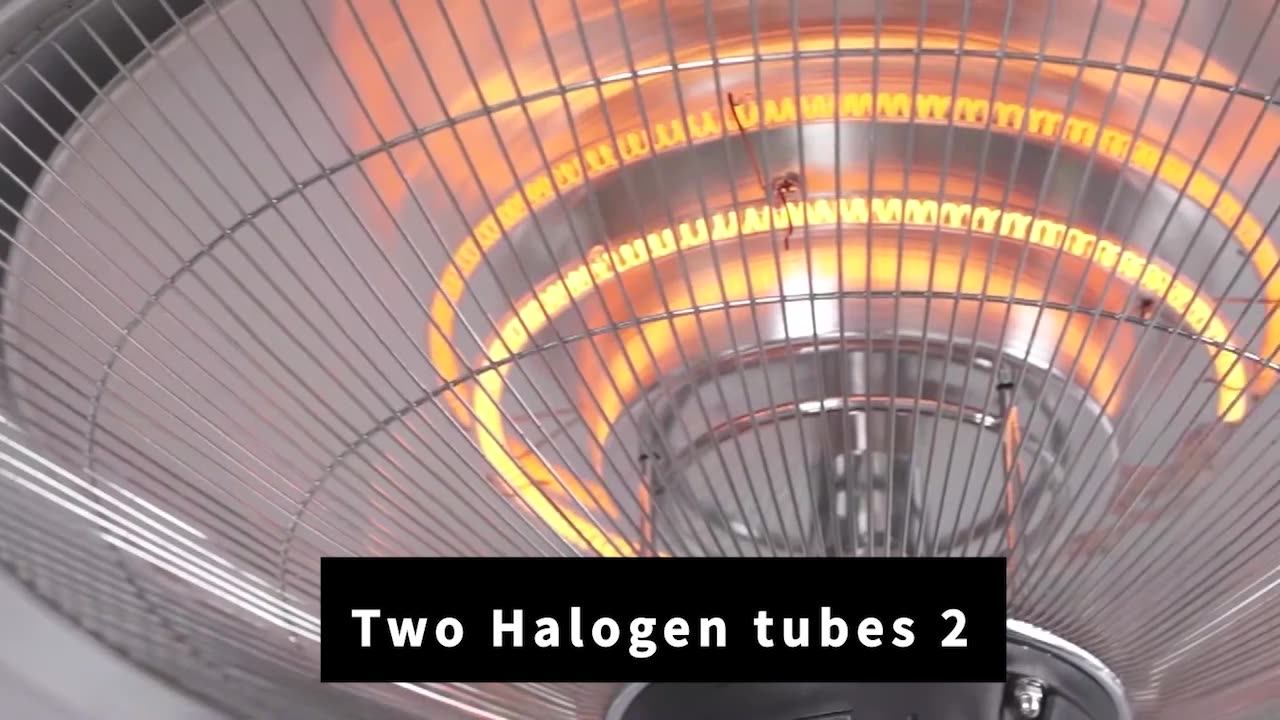 High Quality Halogen Tube Heat Radiation Outdoor Garden Patio Heater